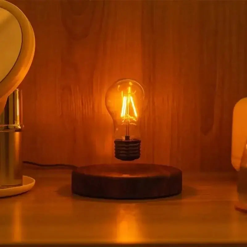 DecorBites™ Magnetic Levitation Lamp Creativity Floating Glass LED Bulb Home Office Desk Decoration Birthday Gift Table Novelty Night Light