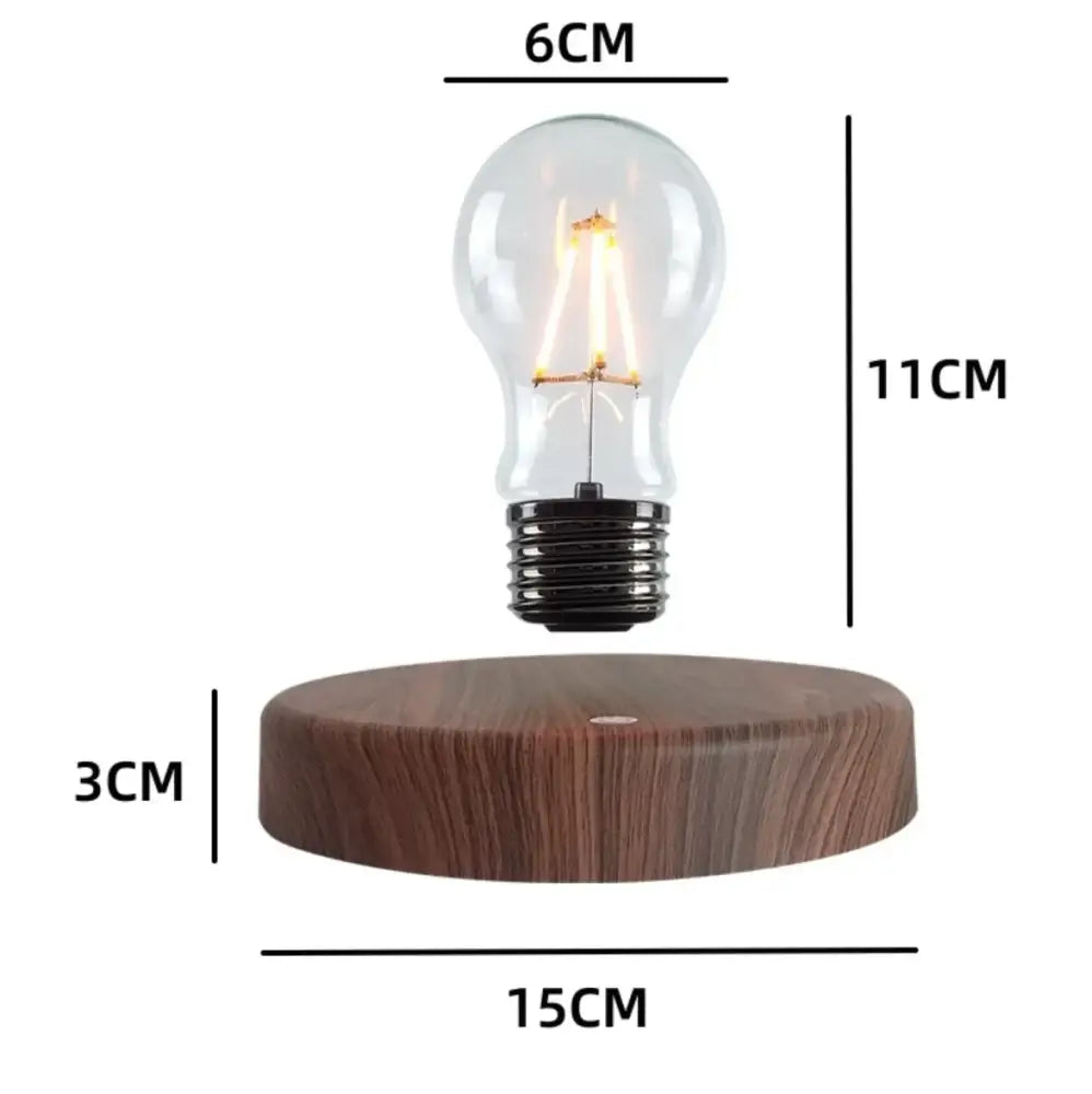 DecorBites™ Magnetic Levitation Lamp Creativity Floating Glass LED Bulb Home Office Desk Decoration Birthday Gift Table Novelty Night Light
