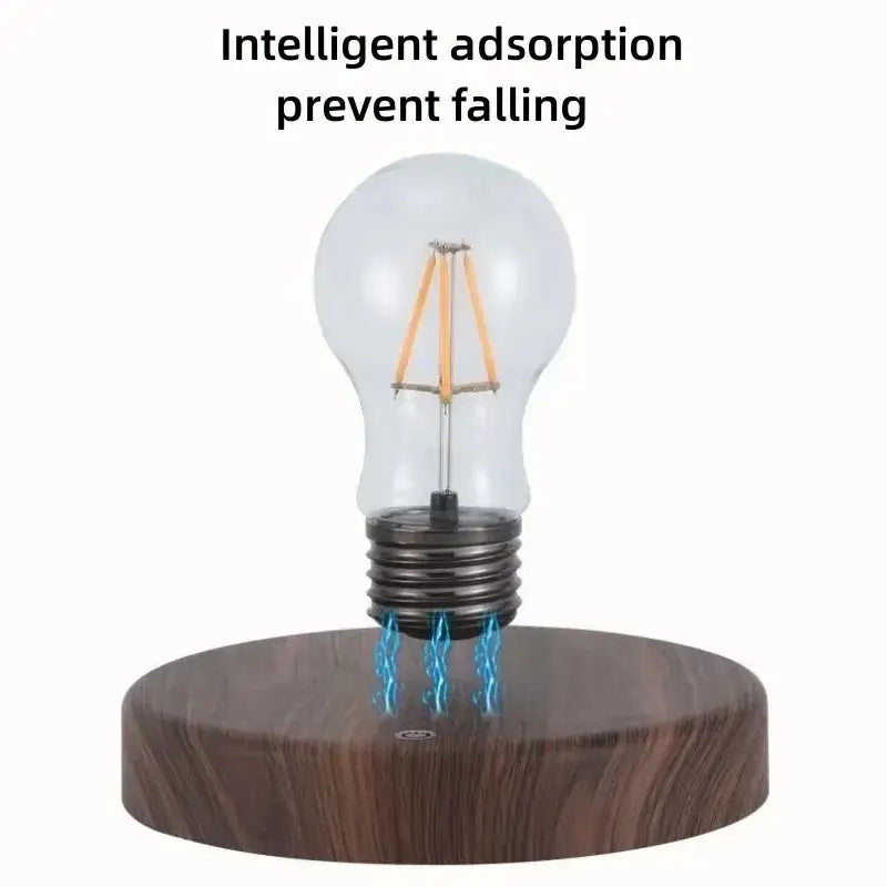 DecorBites™ Magnetic Levitation Lamp Creativity Floating Glass LED Bulb Home Office Desk Decoration Birthday Gift Table Novelty Night Light