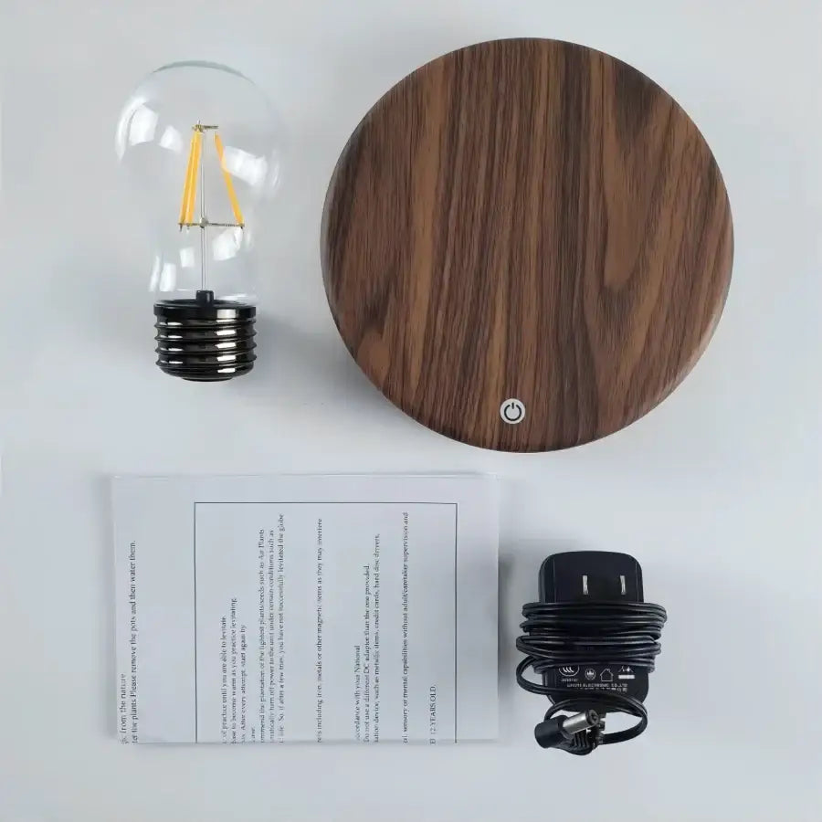 DecorBites™ Magnetic Levitation Lamp Creativity Floating Glass LED Bulb Home Office Desk Decoration Birthday Gift Table Novelty Night Light
