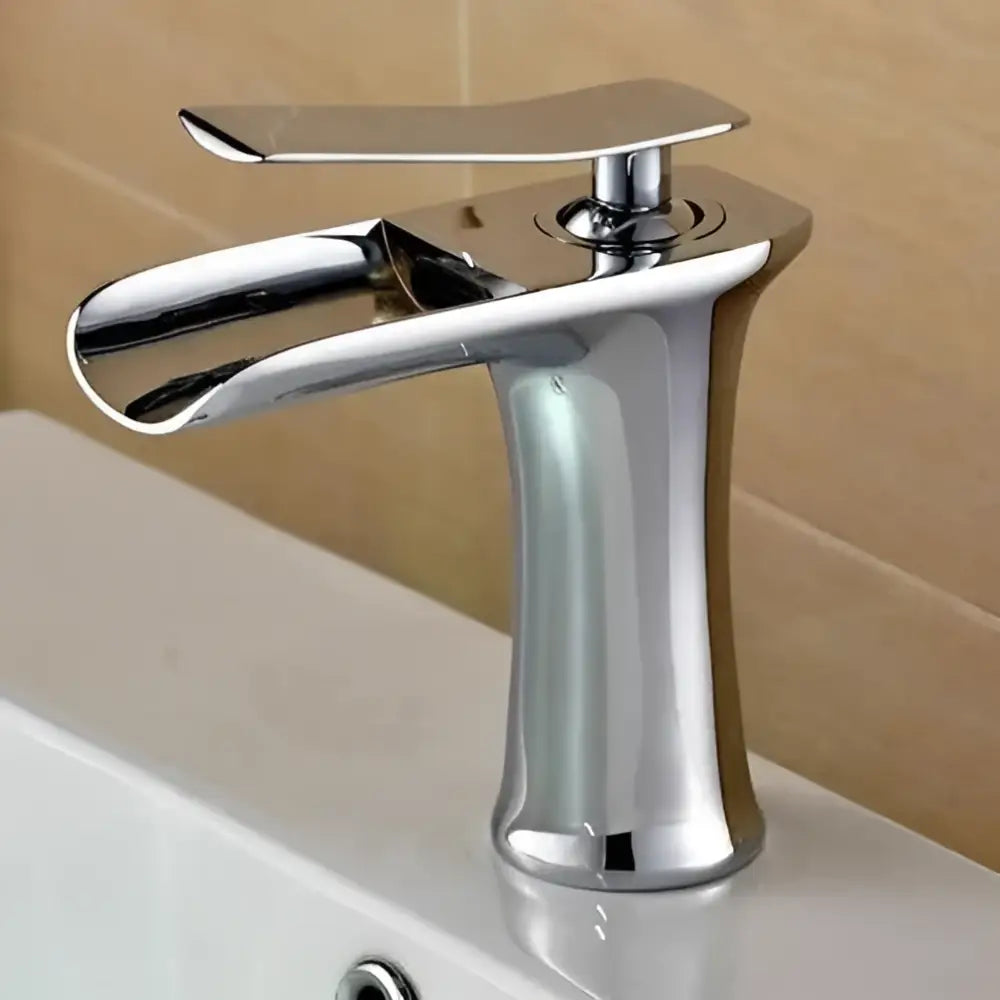DecorBites™ Mai - Single Handle Gold Bathroom Faucet