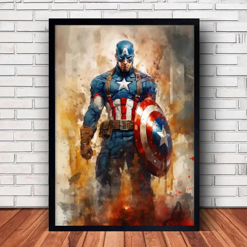 DecorBites™ Marvel Canvas Wall Art Print - Superhero Poster
