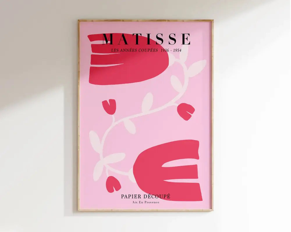 DecorBites™ Matisse Botanical Flower Poster Collection