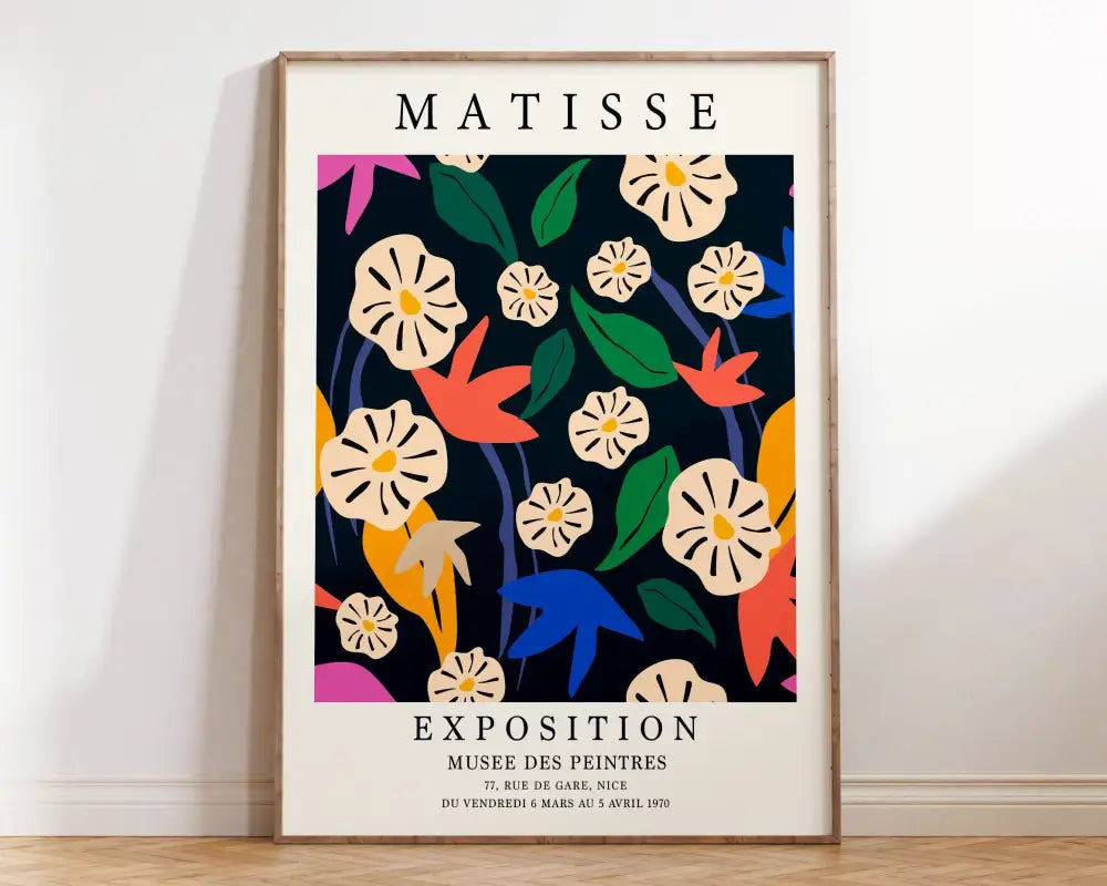 DecorBites™ Matisse Floral Art Poster and Prints