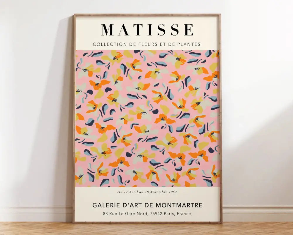 DecorBites™ Matisse Floral Art Prints and Canvas