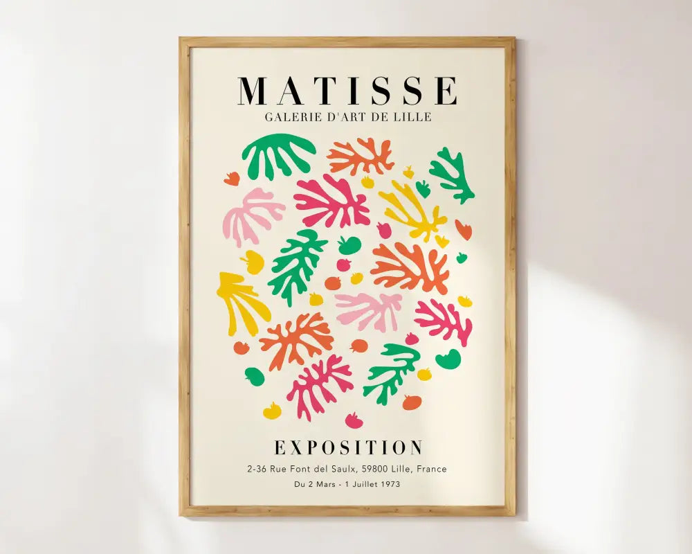 DecorBites™ Matisse Floral Art Prints Collection