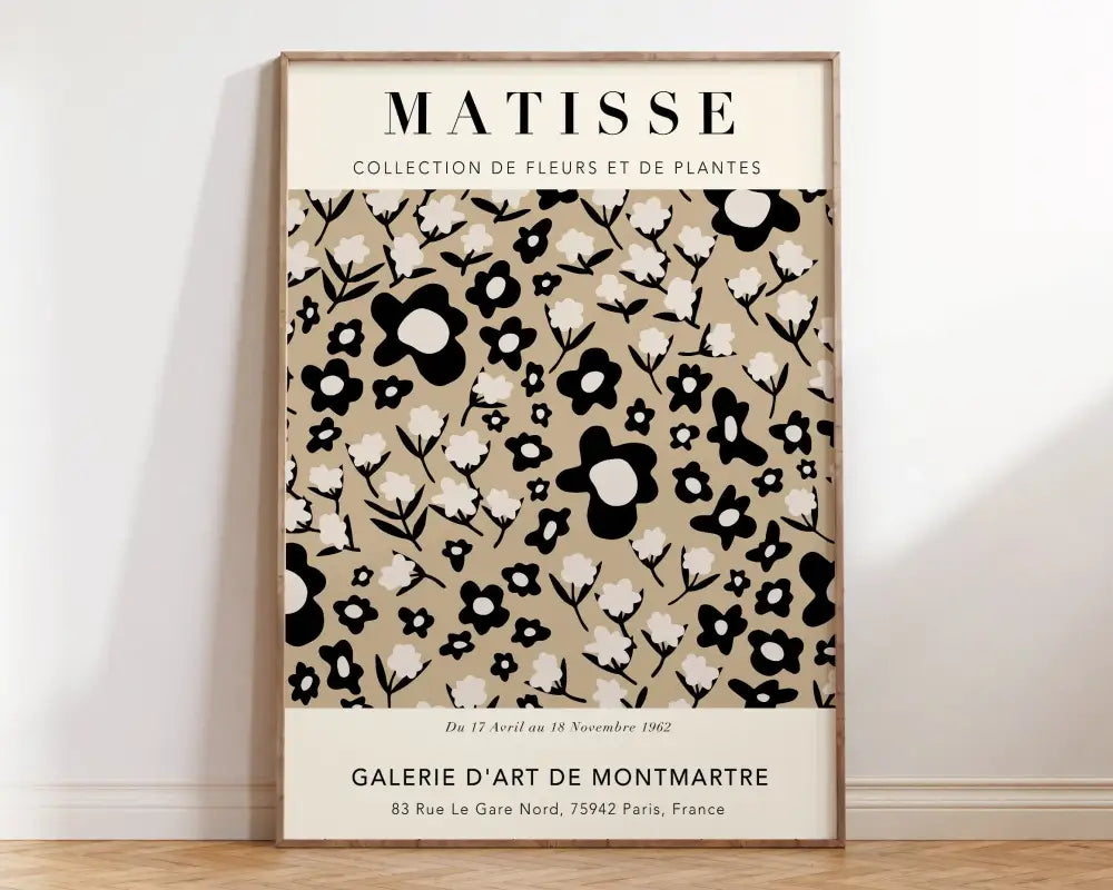 DecorBites™ Matisse Floral Canvas Prints - Botanical Cutouts