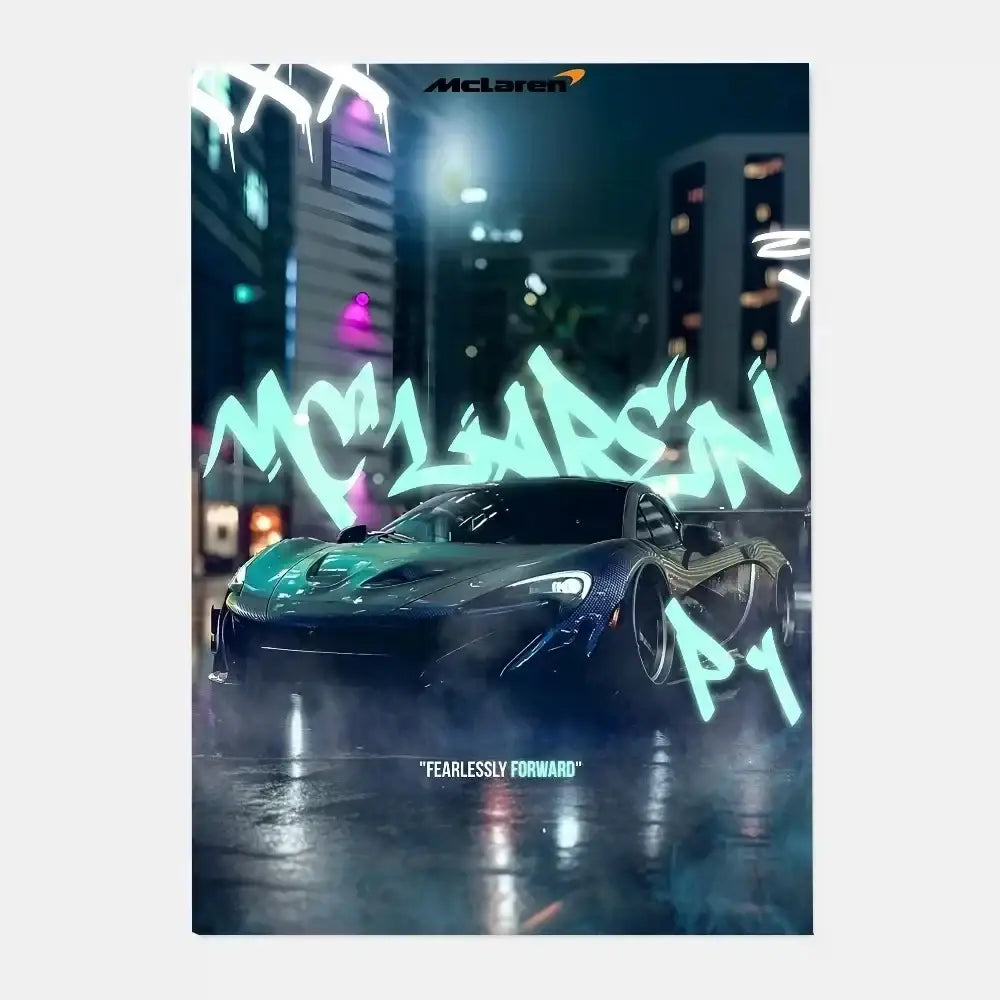 ملصق فاخر لديكور المنزل من DecorBites™ Mclaren P1 GTR