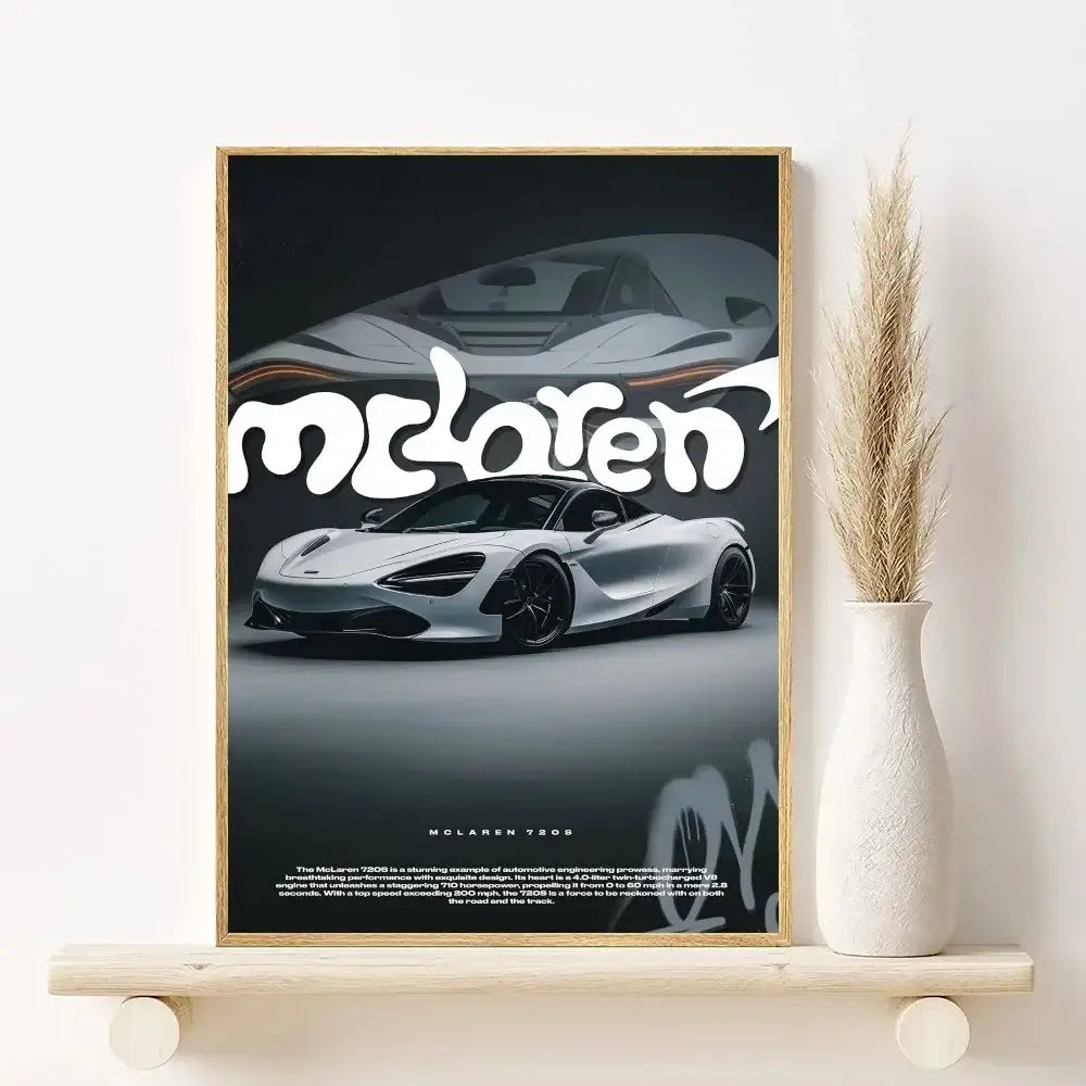 ملصق فاخر لديكور المنزل من DecorBites™ Mclaren P1 GTR