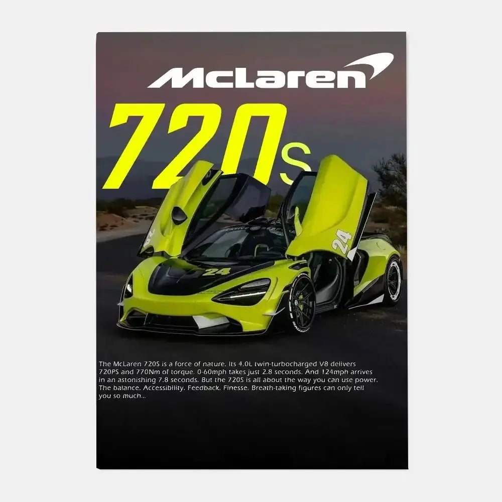 ملصق فاخر لديكور المنزل من DecorBites™ Mclaren P1 GTR