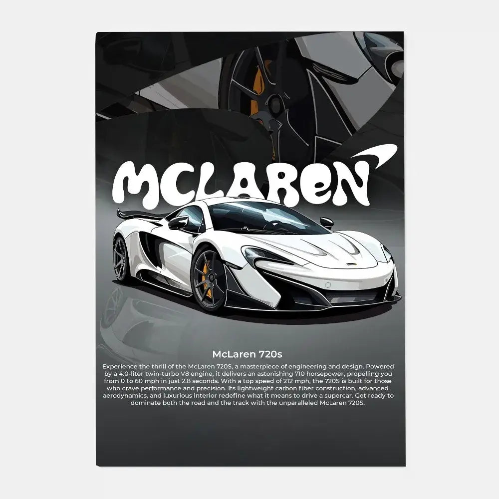 ملصق فاخر لديكور المنزل من DecorBites™ Mclaren P1 GTR