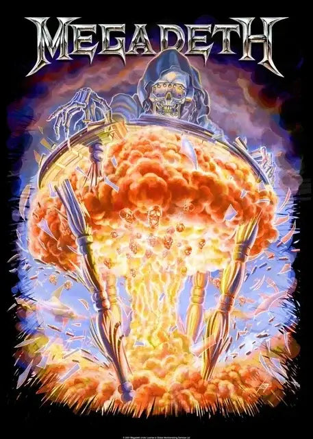 DecorBites™ Megadeth Canvas Poster: Rock Music Wall Art