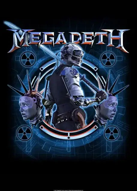 DecorBites™ Megadeth Canvas Poster: Rock Music Wall Art