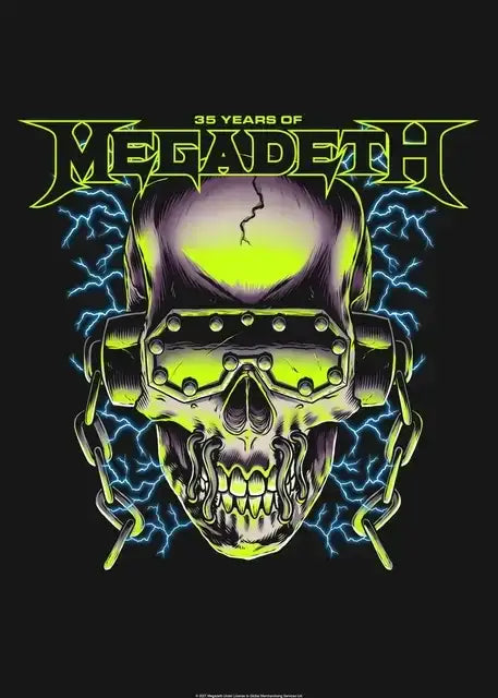 DecorBites™ Megadeth Canvas Poster: Rock Music Wall Art