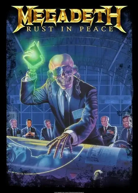DecorBites™ Megadeth Canvas Poster: Rock Music Wall Art