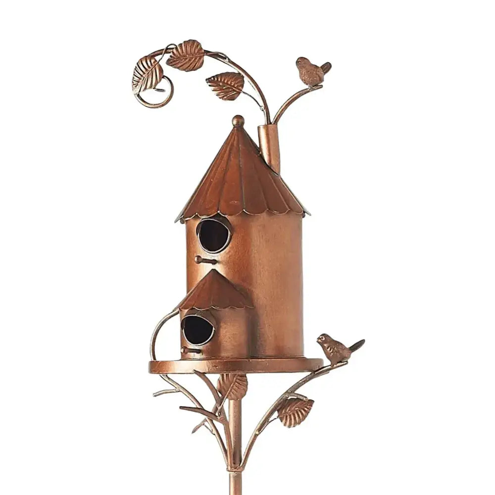 DecorBites™ Metal Birdhouse Garden Stakes for Outdoor Decor