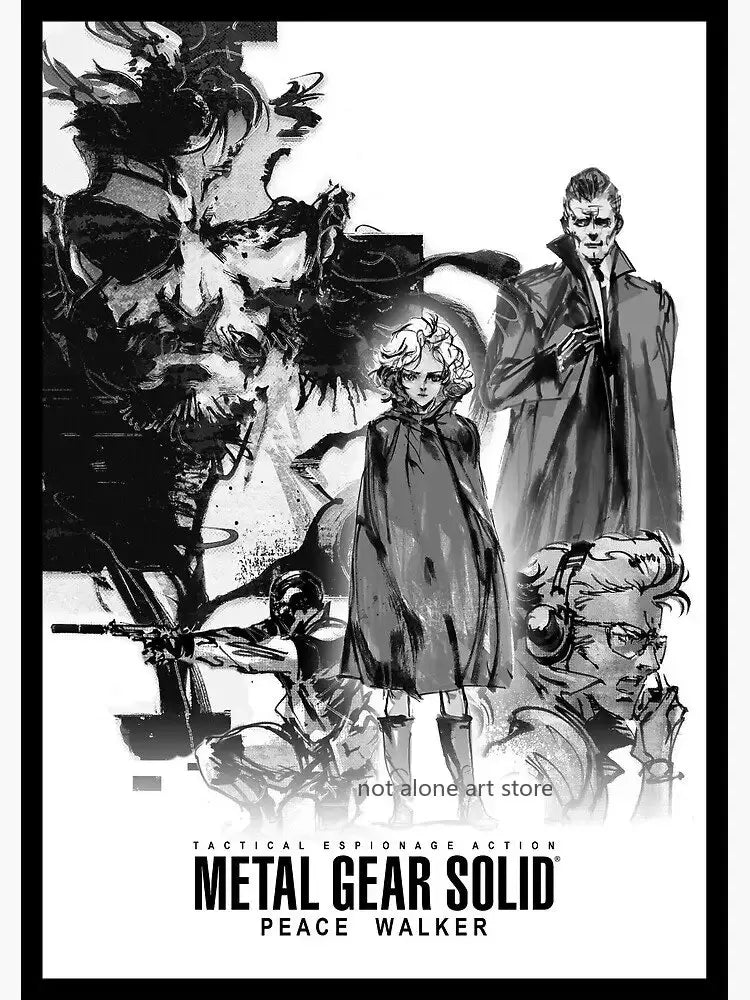 DecorBites™ Metal Gear Solid Art Poster - Canvas Print
