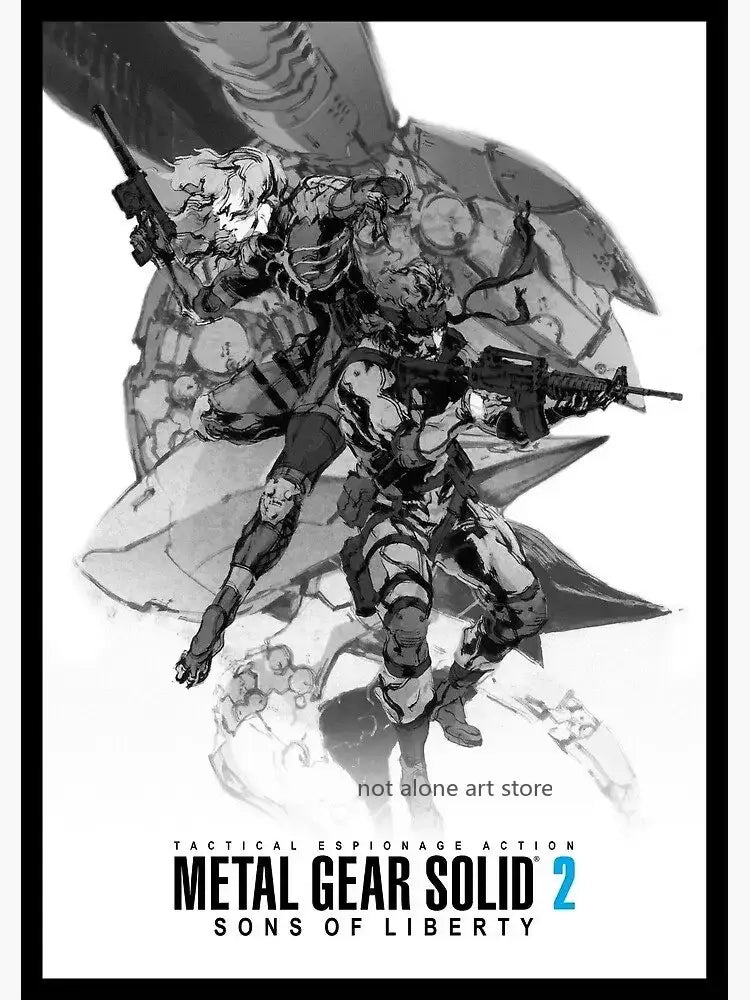DecorBites™ Metal Gear Solid Art Poster - Canvas Print