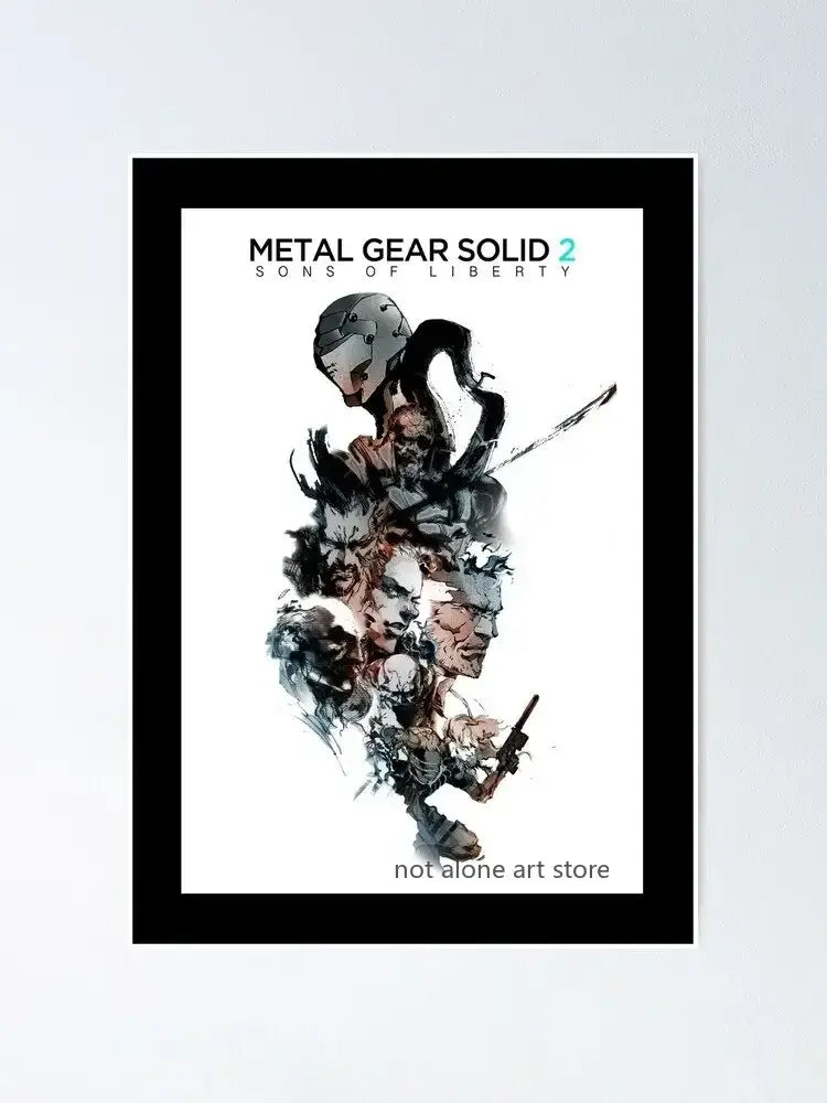 DecorBites™ Metal Gear Solid Art Poster - Canvas Print