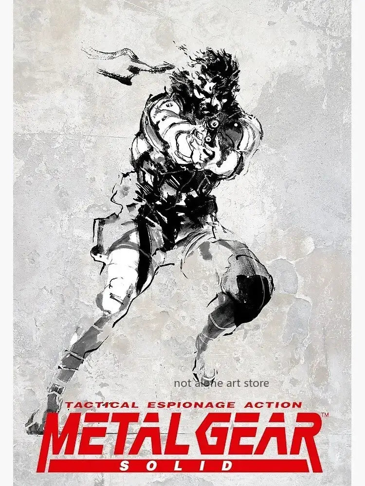 DecorBites™ Metal Gear Solid Art Poster - Canvas Print