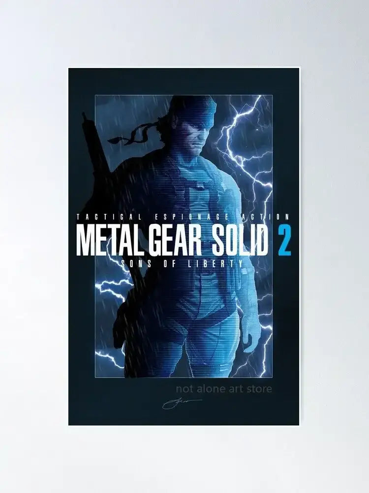 DecorBites™ Metal Gear Solid Art Poster - Canvas Print
