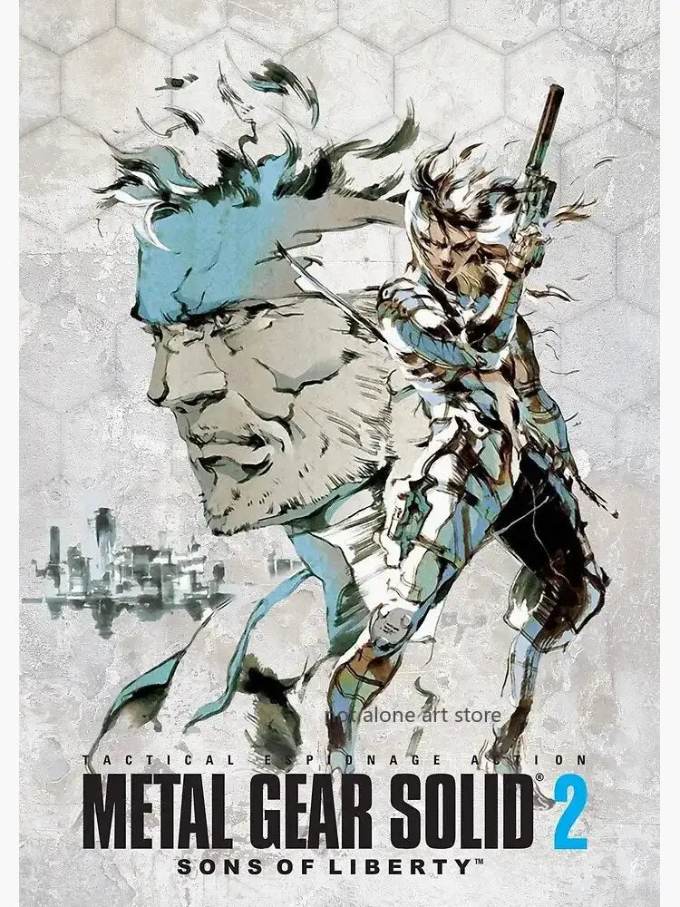 DecorBites™ Metal Gear Solid Art Poster - Canvas Print