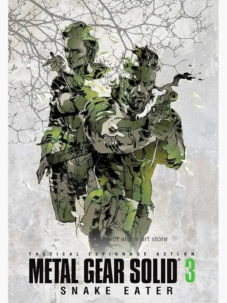 DecorBites™ Metal Gear Solid Art Poster - Canvas Print