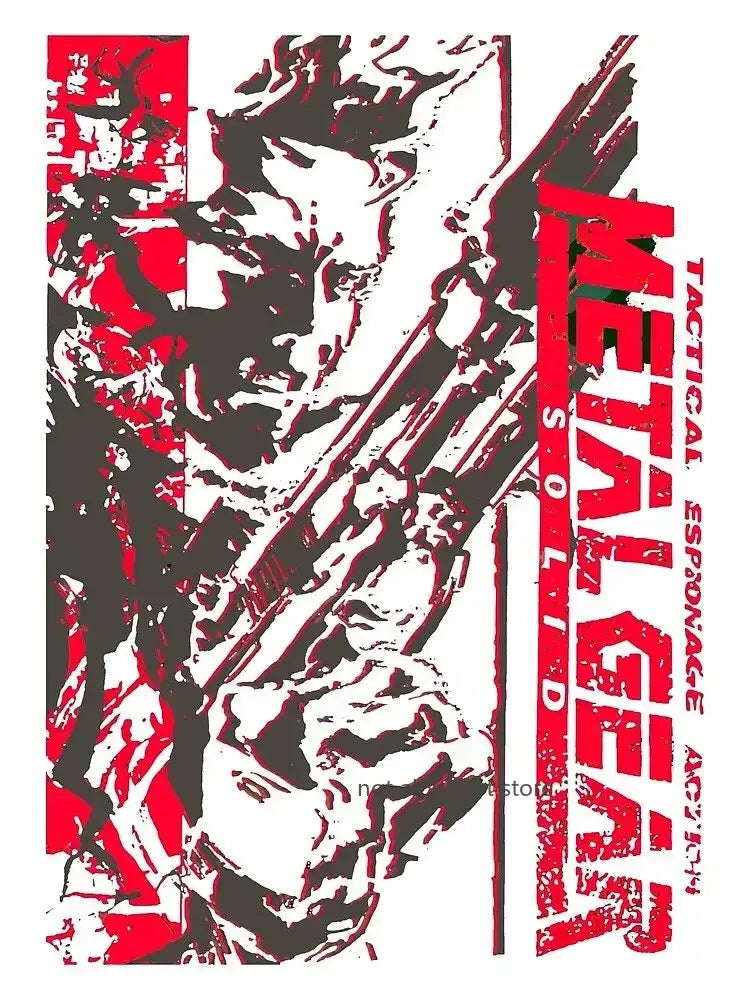 DecorBites™ Metal Gear Solid Art Poster - Canvas Print