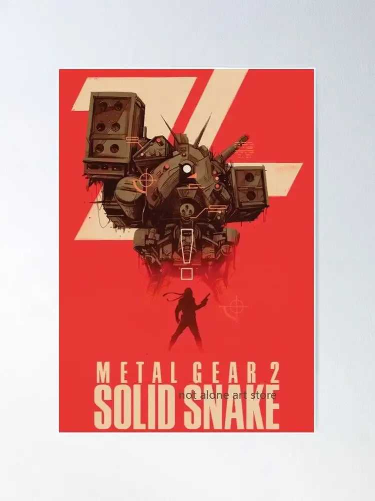 DecorBites™ Metal Gear Solid Art Poster - Canvas Print