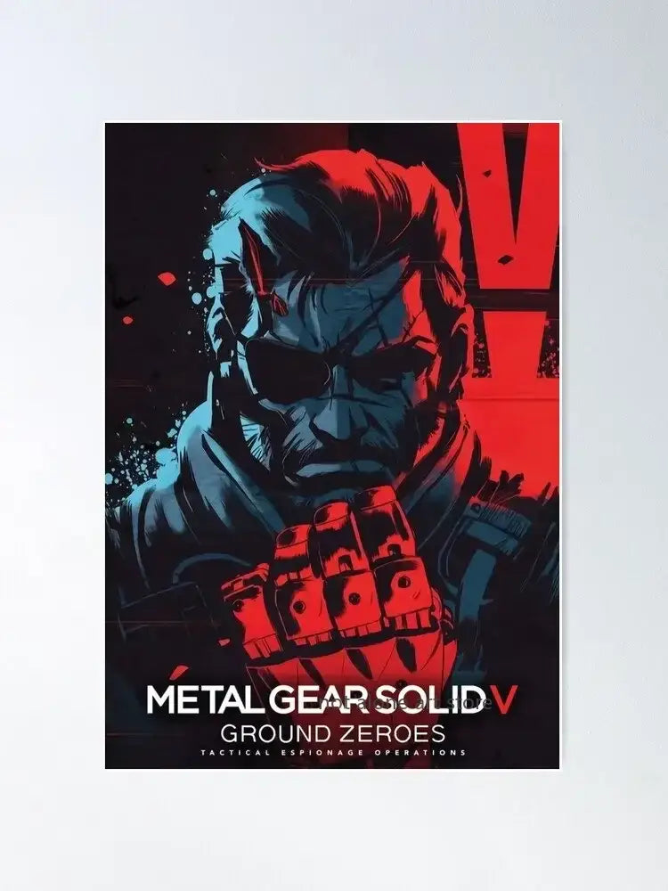 DecorBites™ Metal Gear Solid Art Poster - Canvas Print