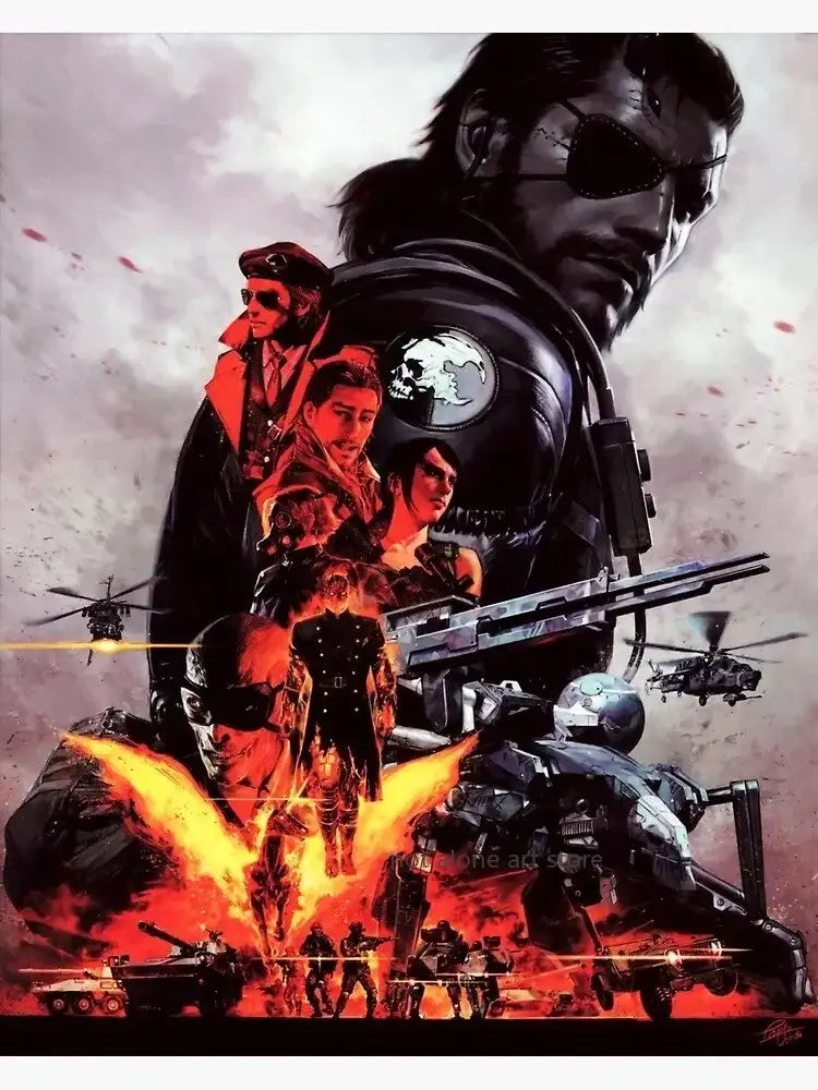 DecorBites™ Metal Gear Solid Art Poster - Canvas Print