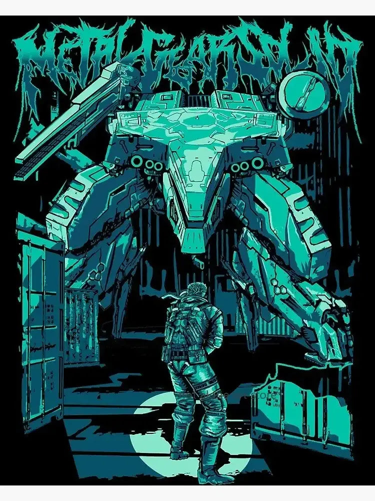 DecorBites™ Metal Gear Solid Art Poster - Canvas Print