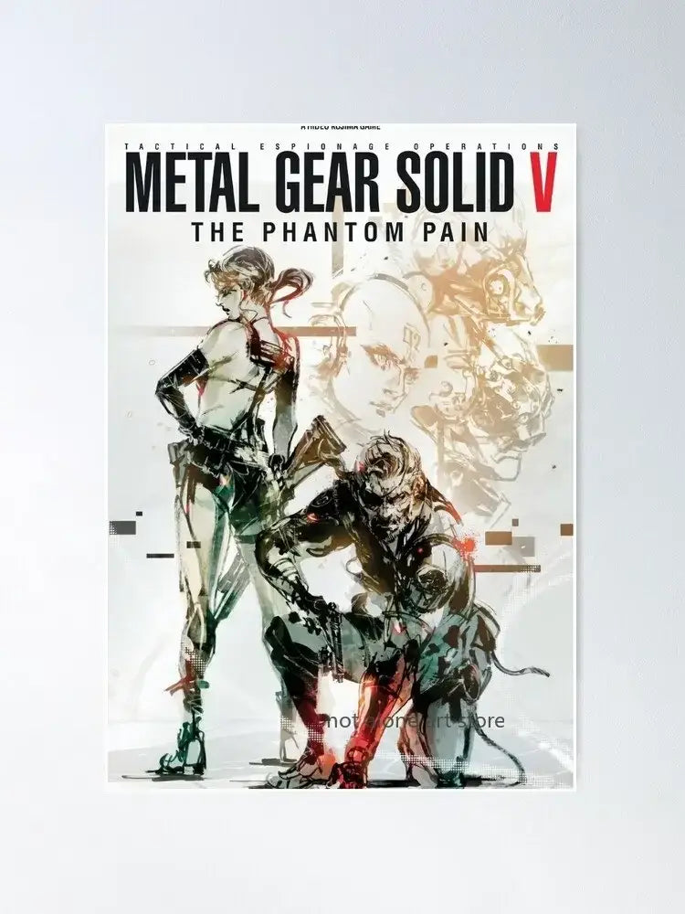 DecorBites™ Metal Gear Solid Art Poster - Canvas Print