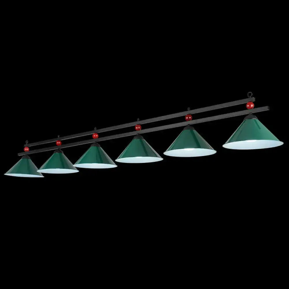 DecorBites™ Metal Hanging Island Light - Industrial Billiard Club Pendant