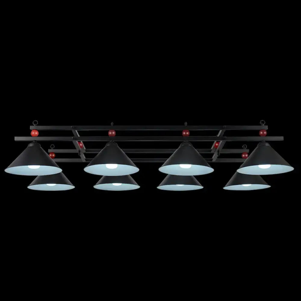 DecorBites™ Metal Hanging Island Light - Industrial Billiard Club Pendant