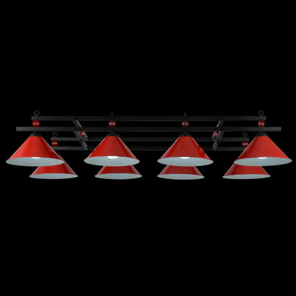 DecorBites™ Metal Hanging Island Light - Industrial Billiard Club Pendant