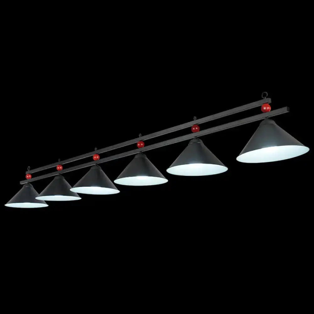 DecorBites™ Metal Hanging Island Light - Industrial Billiard Club Pendant