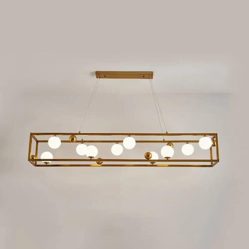DecorBites™ Metal Pendant Light with Milk Glass Shade for Industrial Dining Rooms