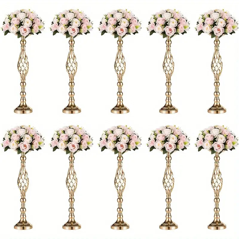 DecorBites™ Metal Vase Set for Special Occasions