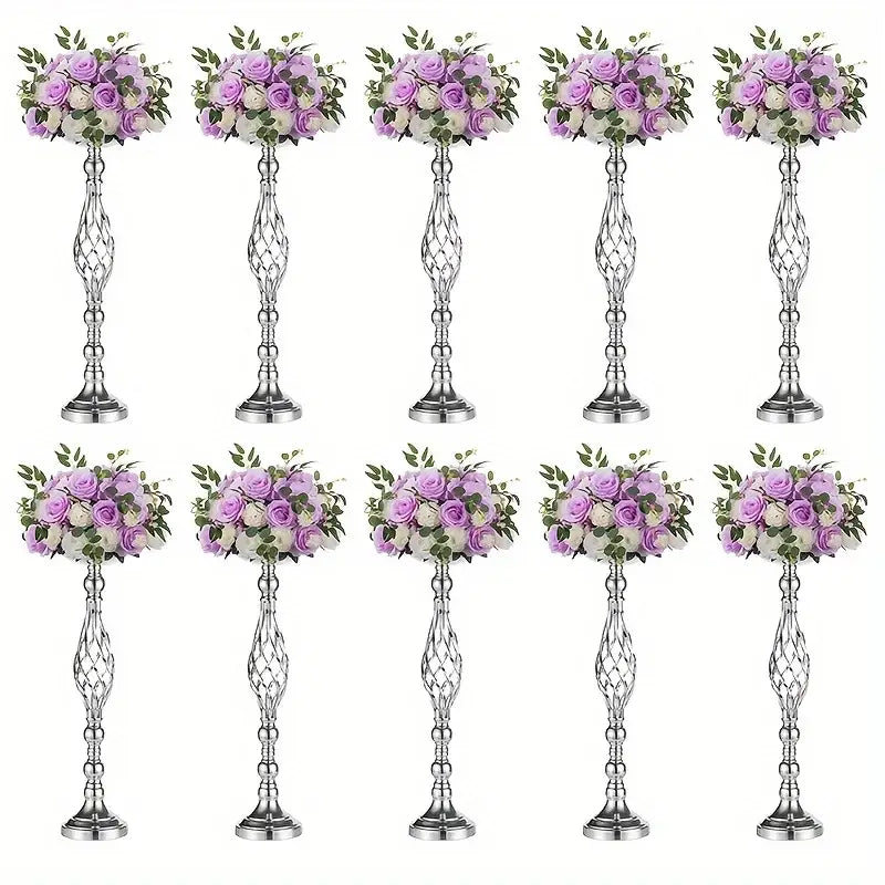 DecorBites™ Metal Vase Set for Special Occasions