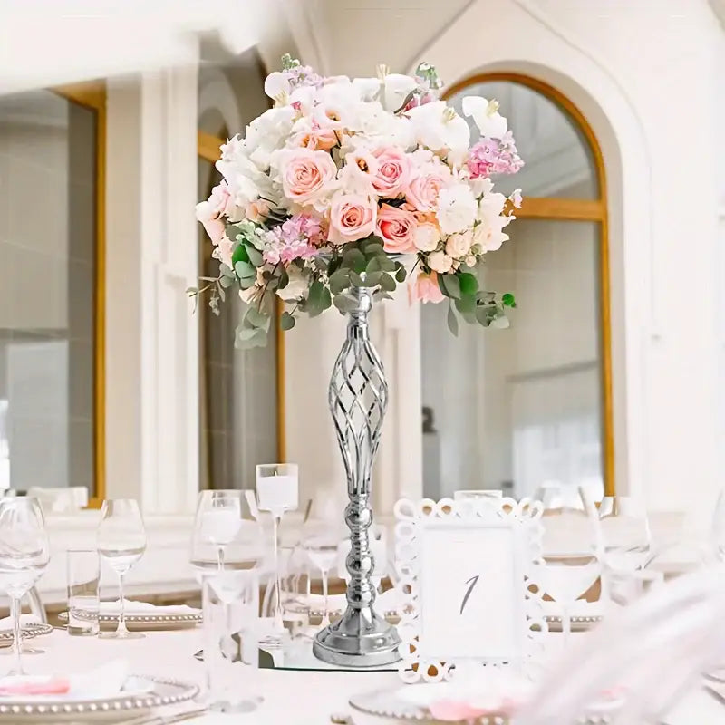 DecorBites™ Metal Vase Set for Special Occasions