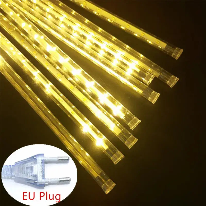 DecorBites™ Meteor Shower LED String Lights for Outdoor Decor