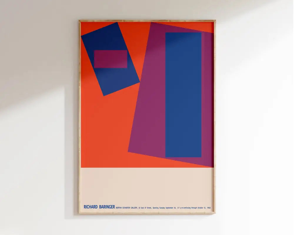 DecorBites™ Mid Century Geometric Canvas Wall Art