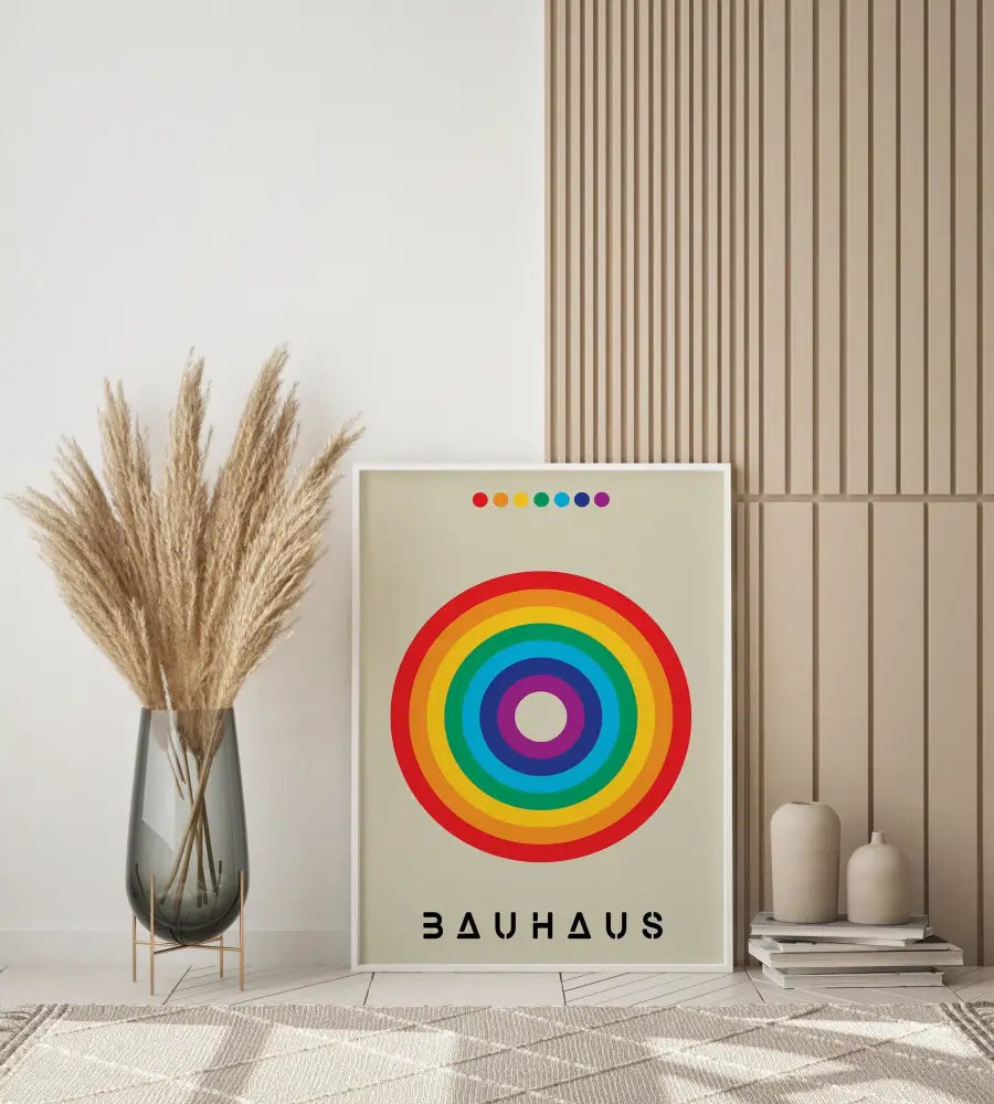 DecorBites™ Mid Century Geometric Canvas Wall Art
