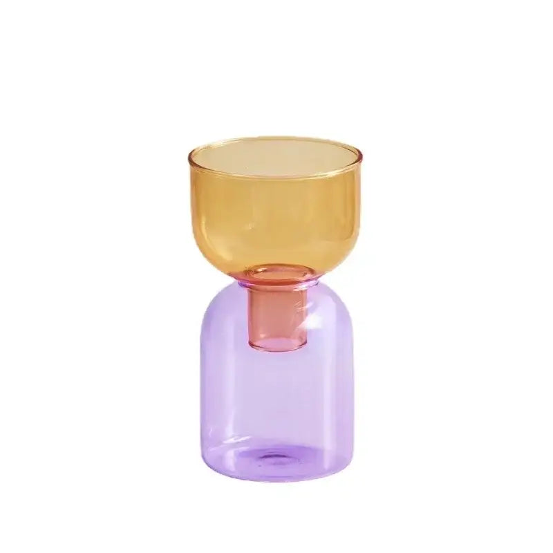 DecorBites™ Mini Glass Vase Set for Plants and Candles
