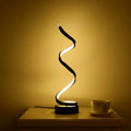 DecorBites™ Minimalist Acrylic Curve Night Light LED Table Lamp for Living Room