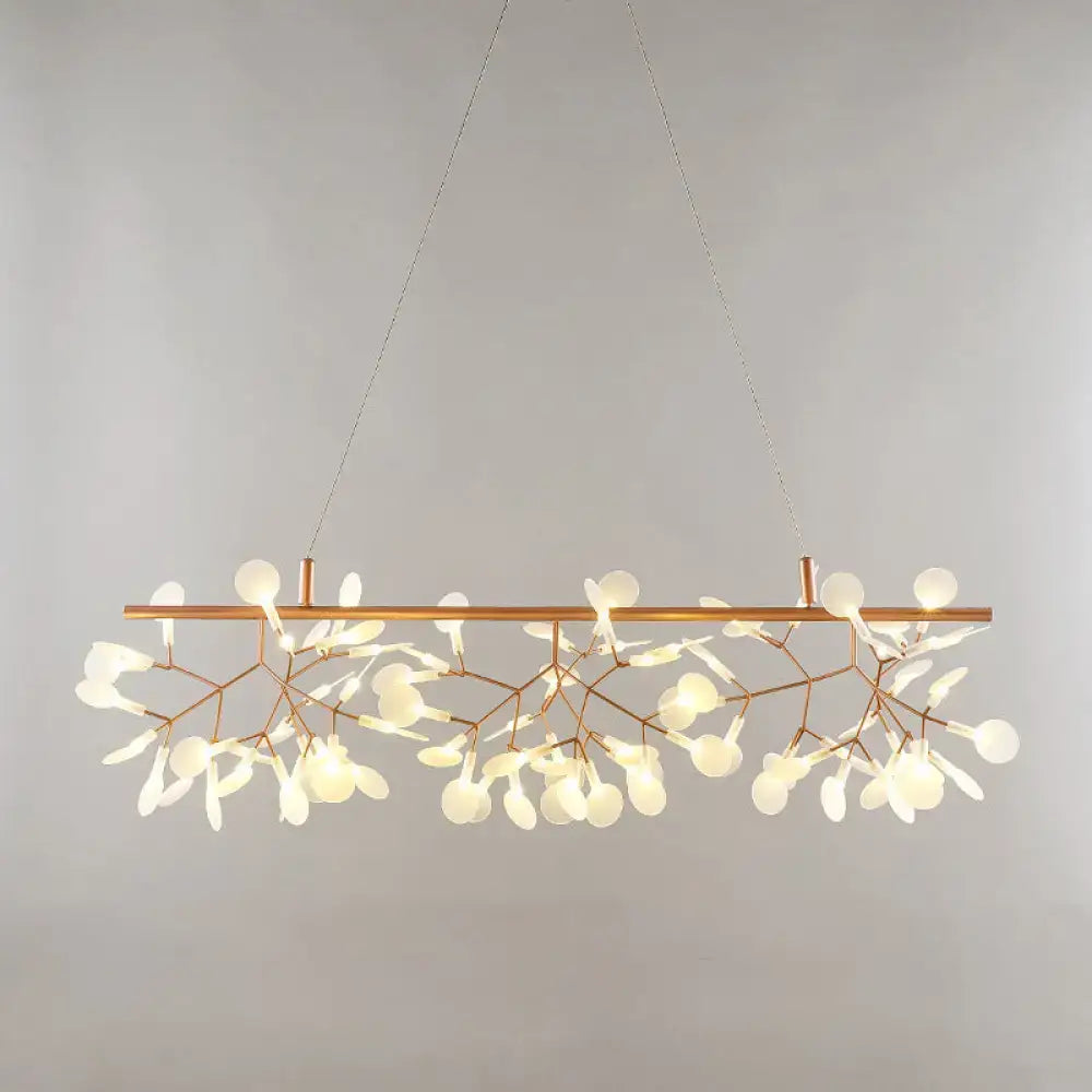 DecorBites™ Minimalist Acrylic Gold Pendant Ceiling Lamp - Heracleum Over Island Lighting