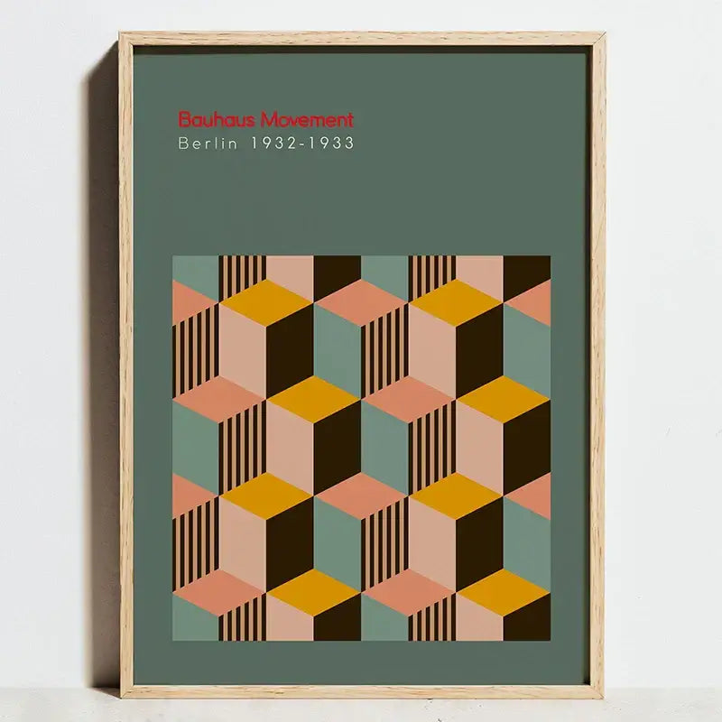 DecorBites™ Minimalist Geometric Bauhaus Art Prints