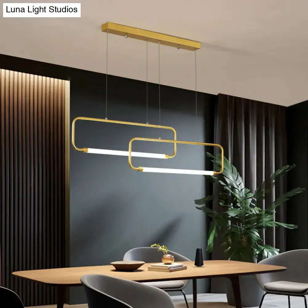 DecorBites™ Minimalist Geometric LED Dining Room Pendant Light