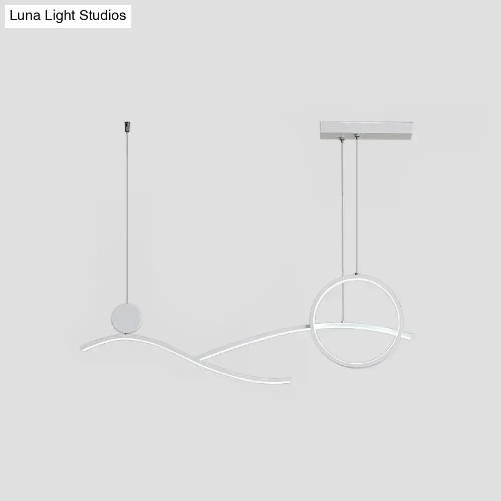 DecorBites™ Minimalist Metal LED Hanging Light for Dining Room and Kitchen Island